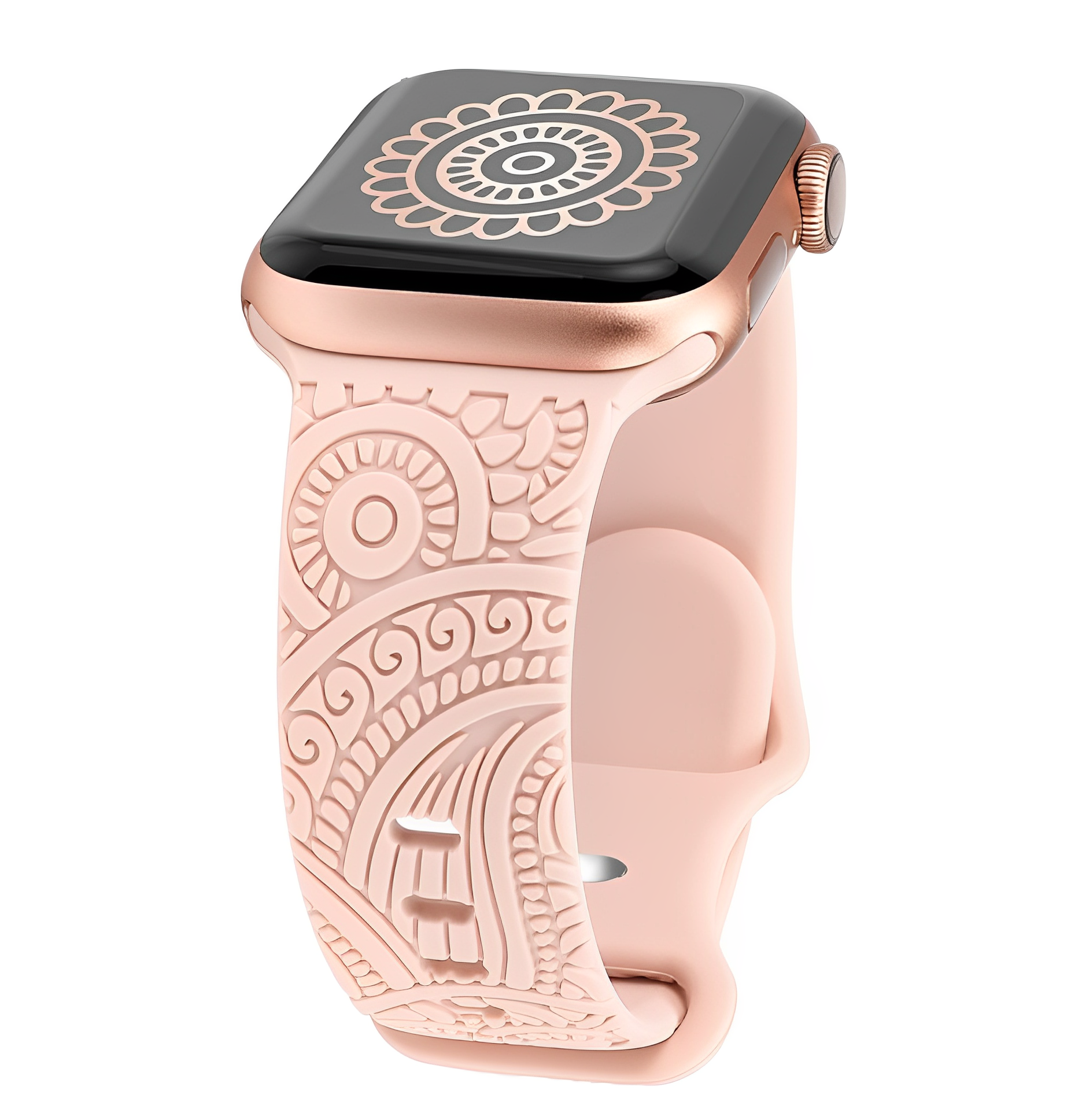 Apple Watch Strap Silicone Toyouths Pink