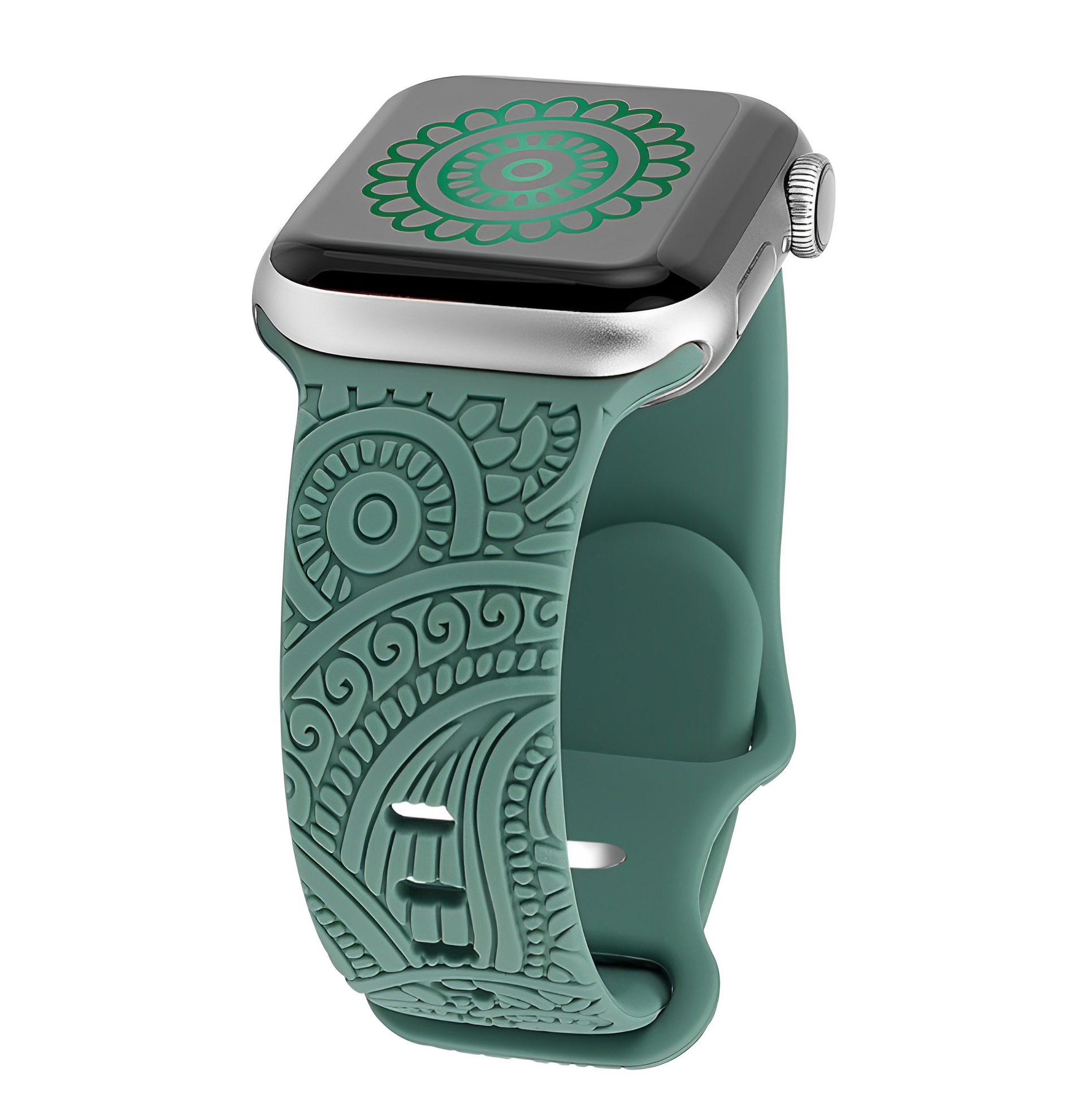 Apple Watch Strap Silicone Toyouths Green